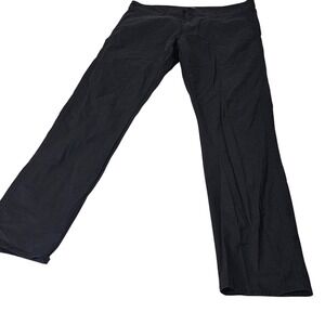 RVCA Daggers Fit Black Chino Pants Mens 34x32 Straight Leg Casual